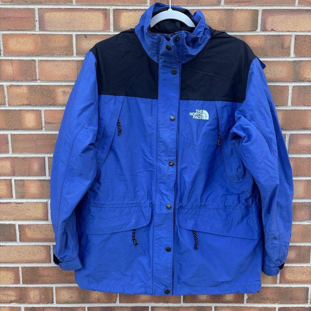 Vintage The North Face Jacket Womens Large Blue Outside Hiking